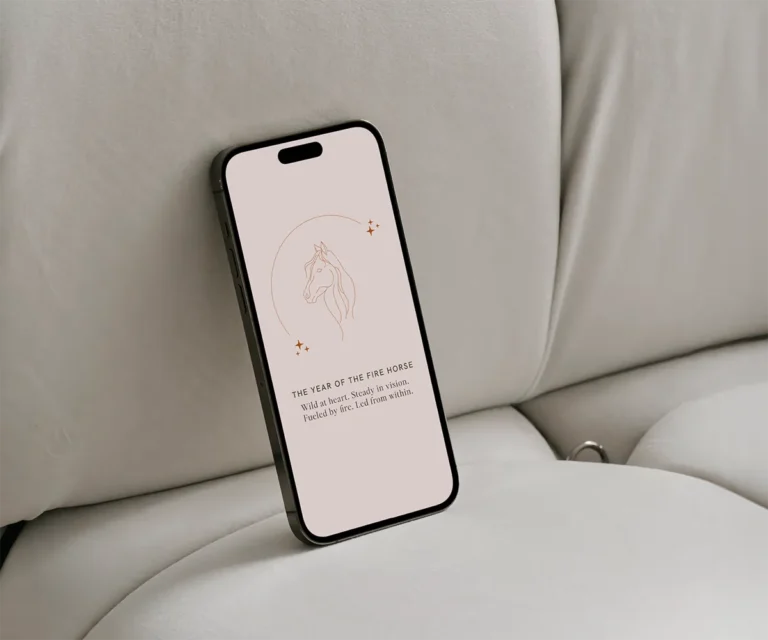 Website passt nicht mehr zu mir – minimalistisches Smartphone Wallpaper