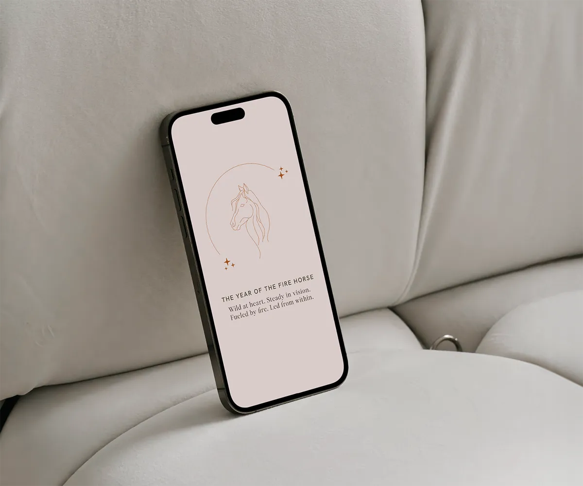 Website passt nicht mehr zu mir – minimalistisches Smartphone Wallpaper